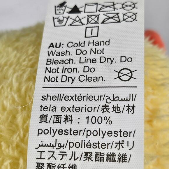 MINISO UNISEX ORANGE FRIED SHRIMP LYING PLUSH TOY - 5.9" - Picture 5 of 5